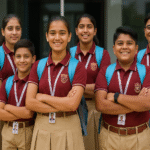 Confident Gramodaya Students Representing Leadership and Unity